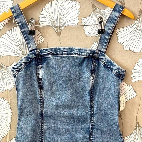 Aeropostle Denim Acid Washed Jean Dress Small - Picture 2 of 7